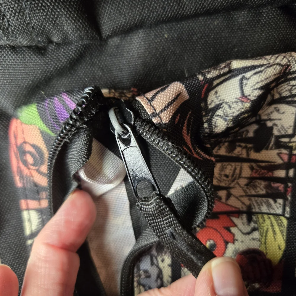 Marvel Comic Print‎ reverisble Backpack-- please read